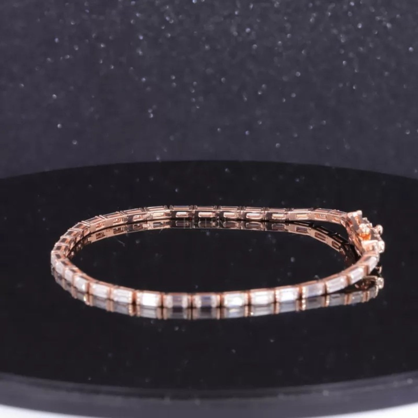 East To West Baguette Essential Tennis Bracelet - 925 Sterling