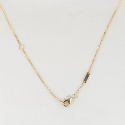 Round Cut Moissanite Cluster Necklace for Every Occasion