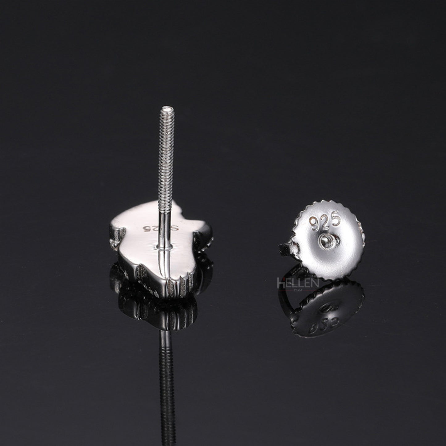 Iced Out Pray full Hands Earrings Studs - Hip Hop Jewelry