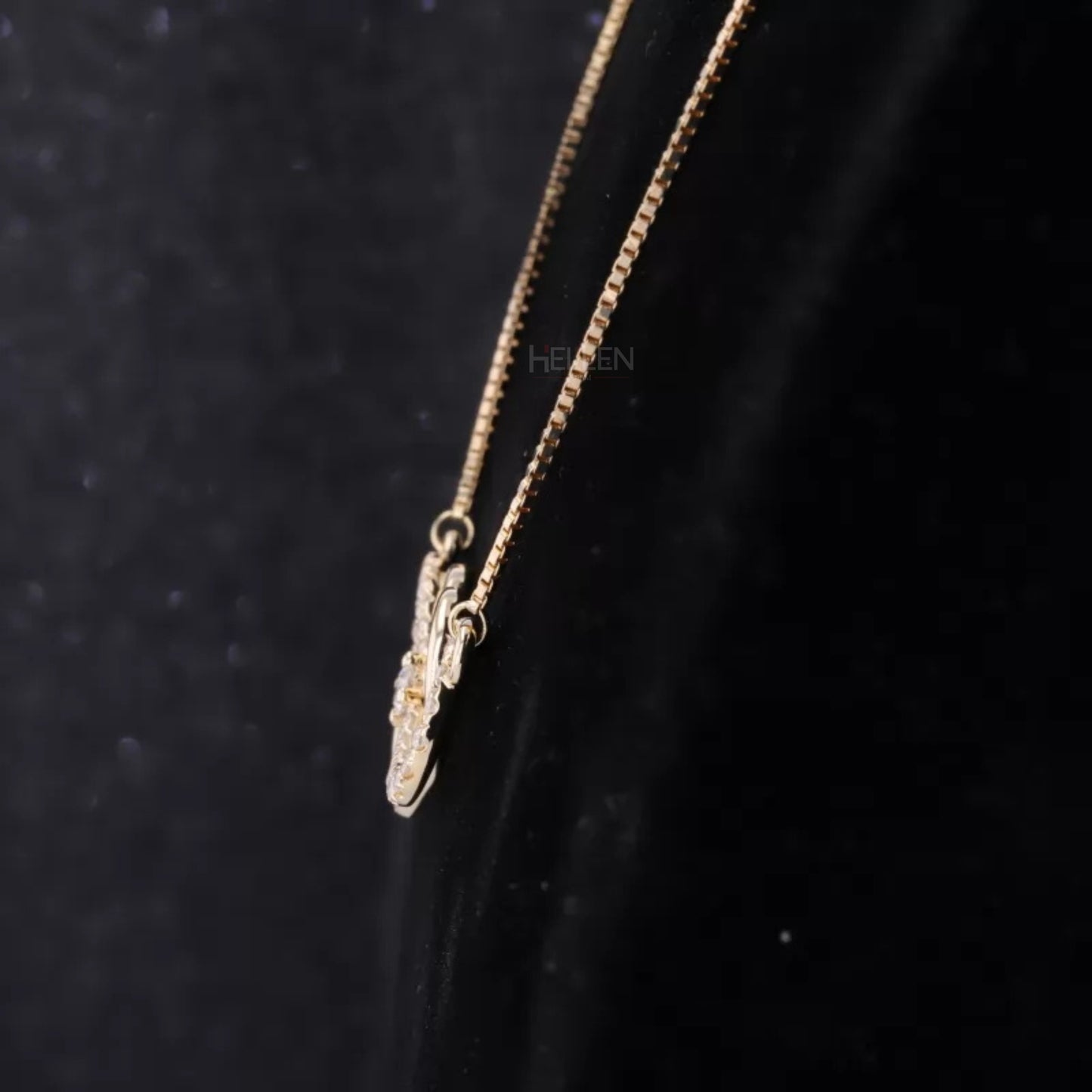Infinity & Heart Minimalist Moissanite Necklace For Everyday