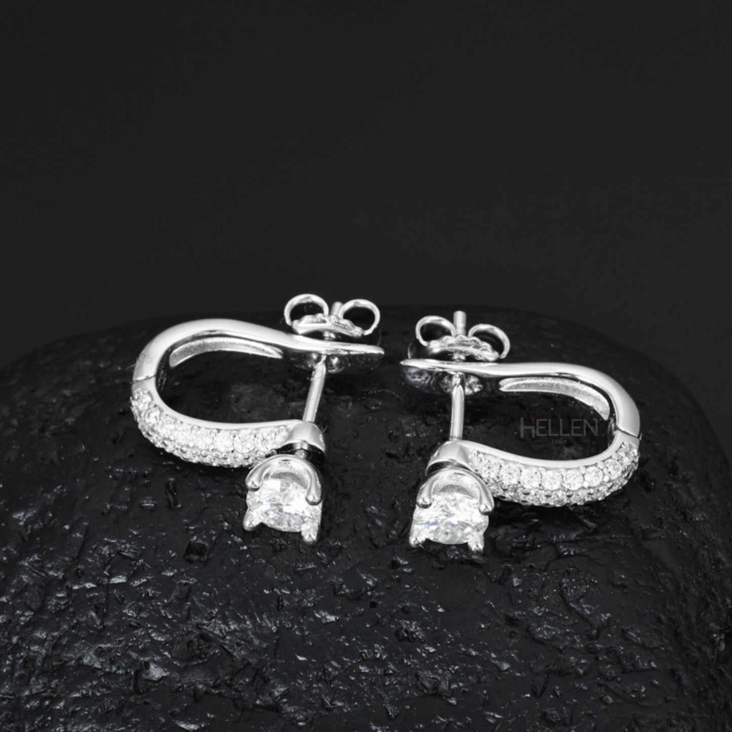 Men's Detachable Studs With U-Shaped Ear Clip Earrings