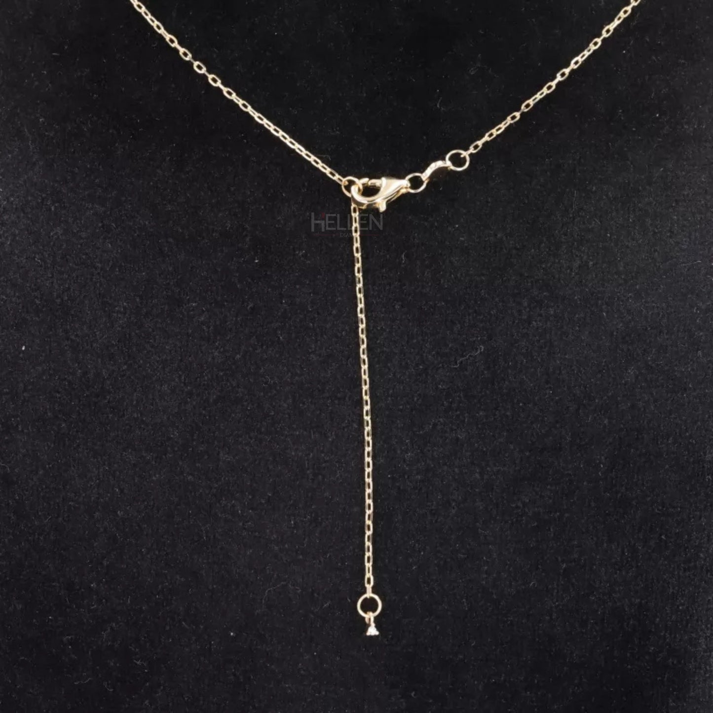 Un-even Size Round Cut Moissanite Necklace for Every Occasion