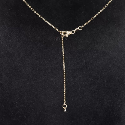 Un-even Size Round Cut Moissanite Necklace for Every Occasion