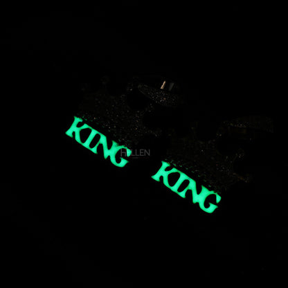King Crown Glow In Dark Pendant Necklace For Him