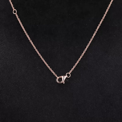 Pear Cut Red Rudy Drop Dazzling Necklace With Round Moissanite