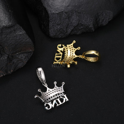 King Crown Glow In Dark Pendant Necklace For Him