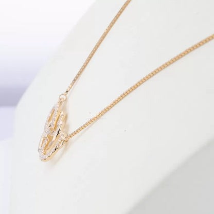 Infinity & Heart Minimalist Moissanite Necklace For Everyday