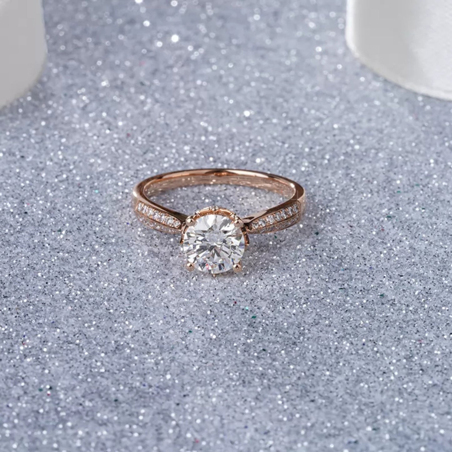 Signature Solitaire Split shank Engagement Ring