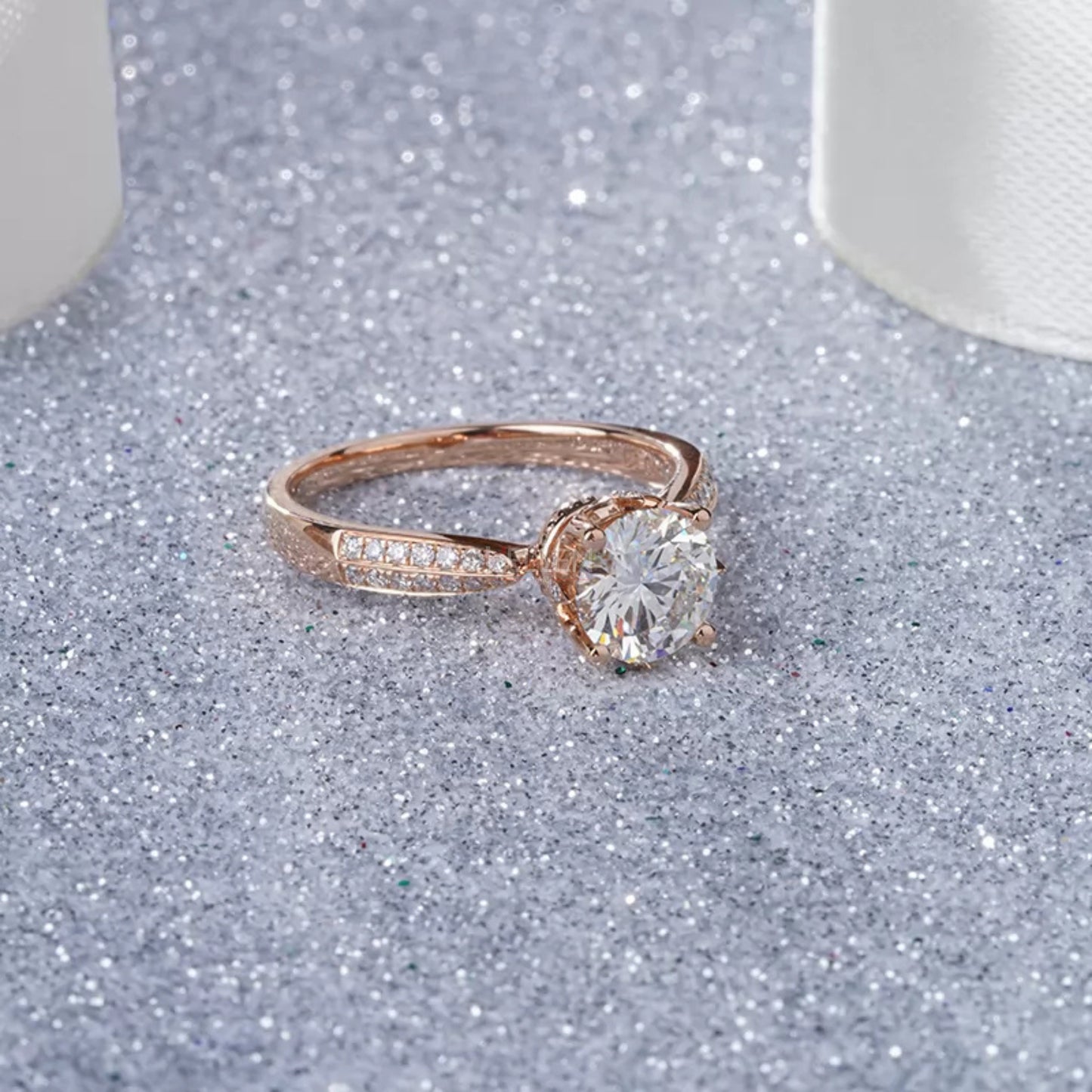 Signature Solitaire Split shank Engagement Ring