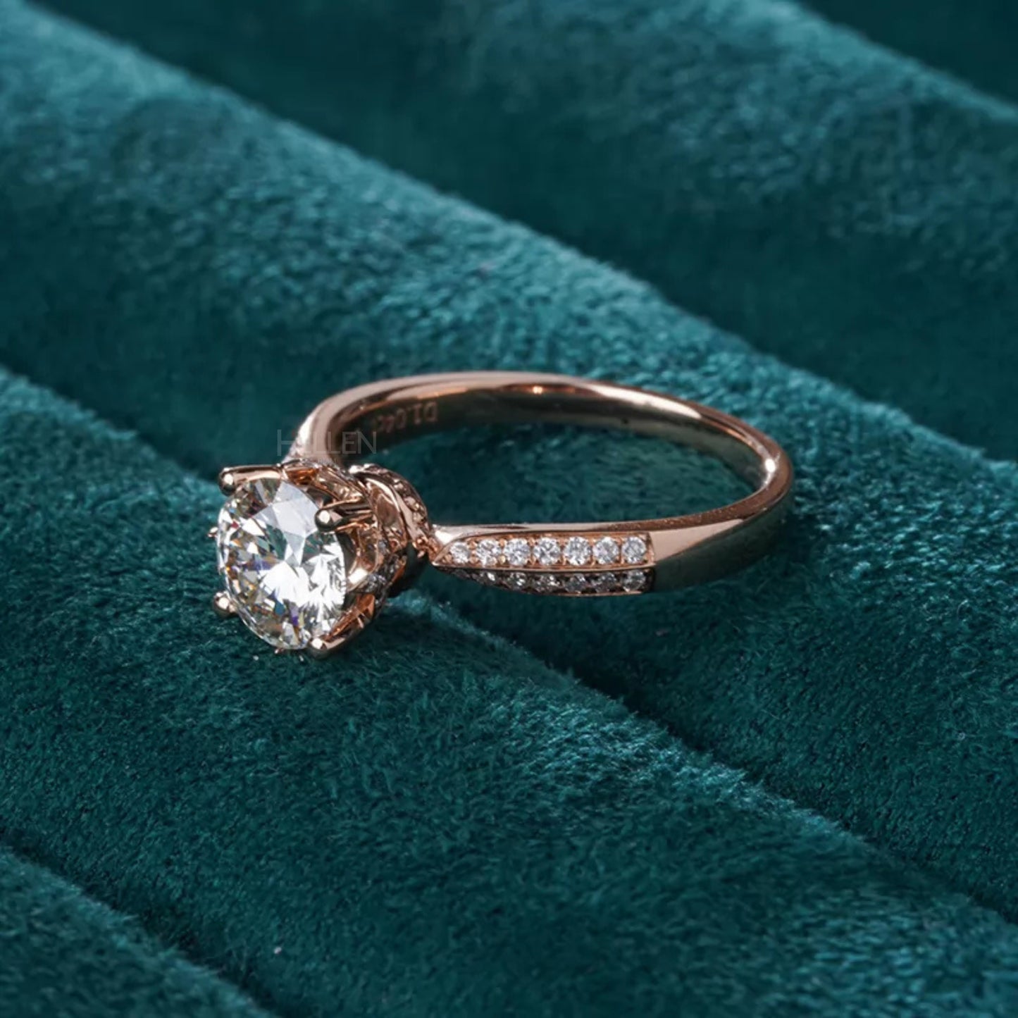 Signature Solitaire Split shank Engagement Ring