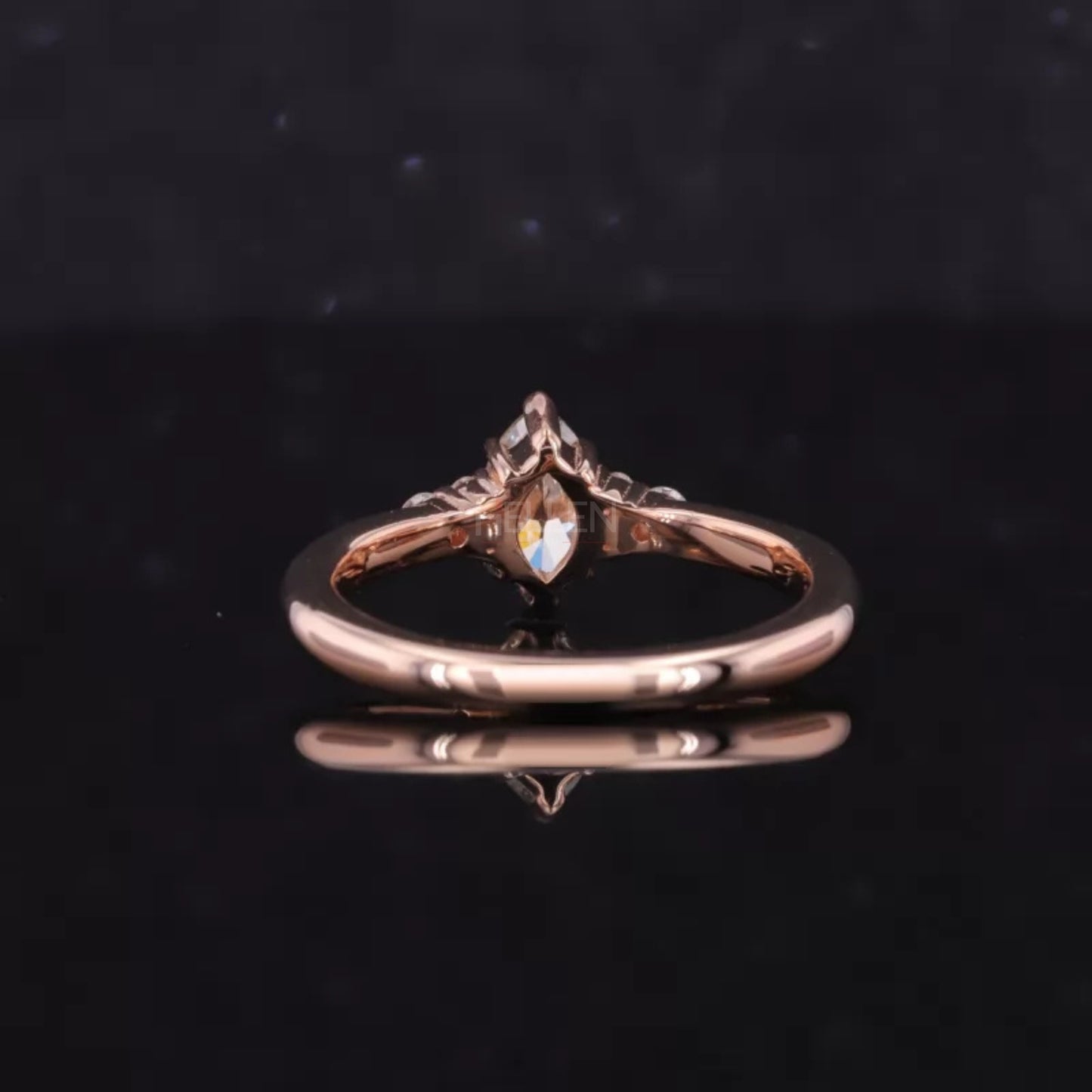 7 Stone Marquise and Round Beautiful Everyday Ring for Her