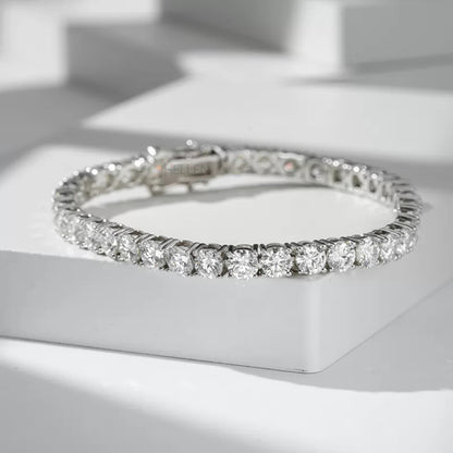 Everyday Must Have Round Moissanite Tennis Bracelet