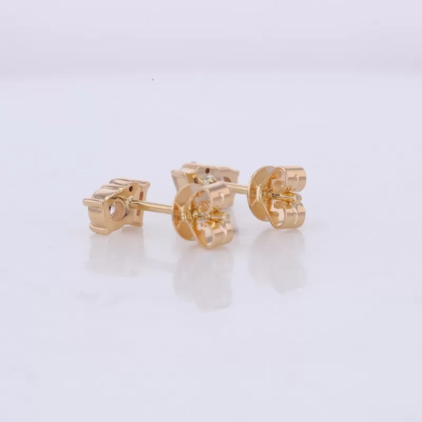 Toi Et Moi style Baguette and Round Studs