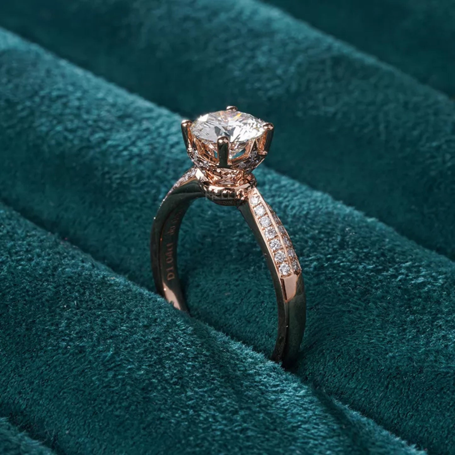 Signature Solitaire Split shank Engagement Ring