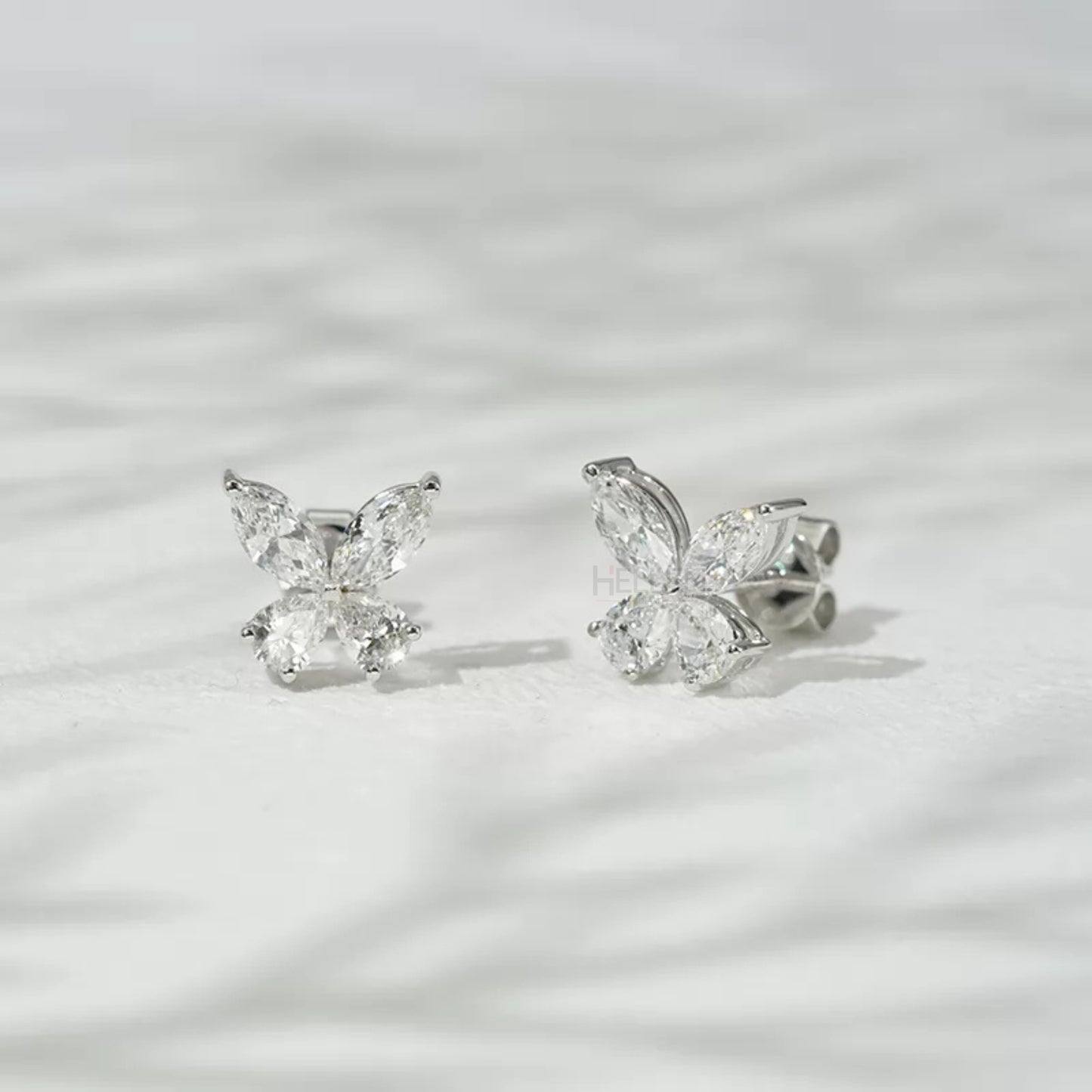 Marquise Cut Butterfly look everyday Studs