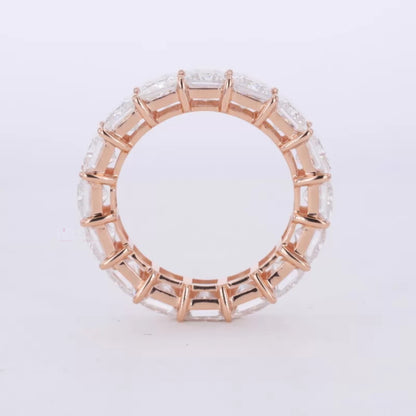 Princess Cut Full Eternity Band with Strong Common Prongs