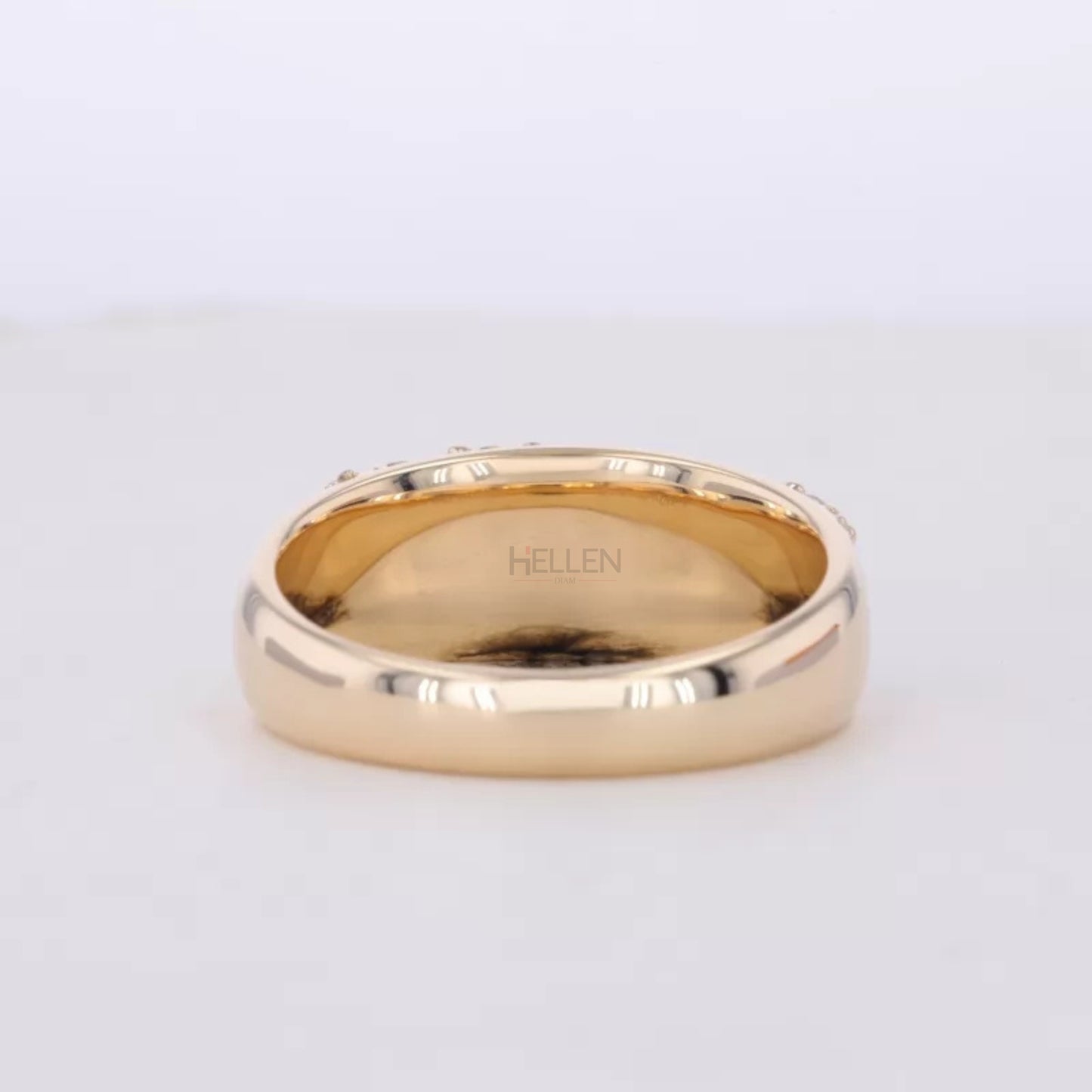 Mosaic Setting Round cut Moissanite Vintage Ring