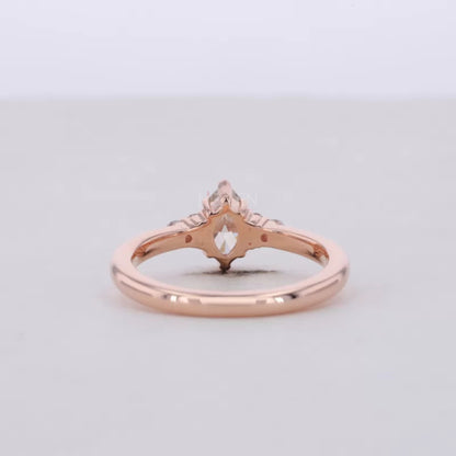 7 Stone Marquise and Round Beautiful Everyday Ring for Her