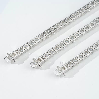 Everyday Must Have Round Moissanite Tennis Bracelet