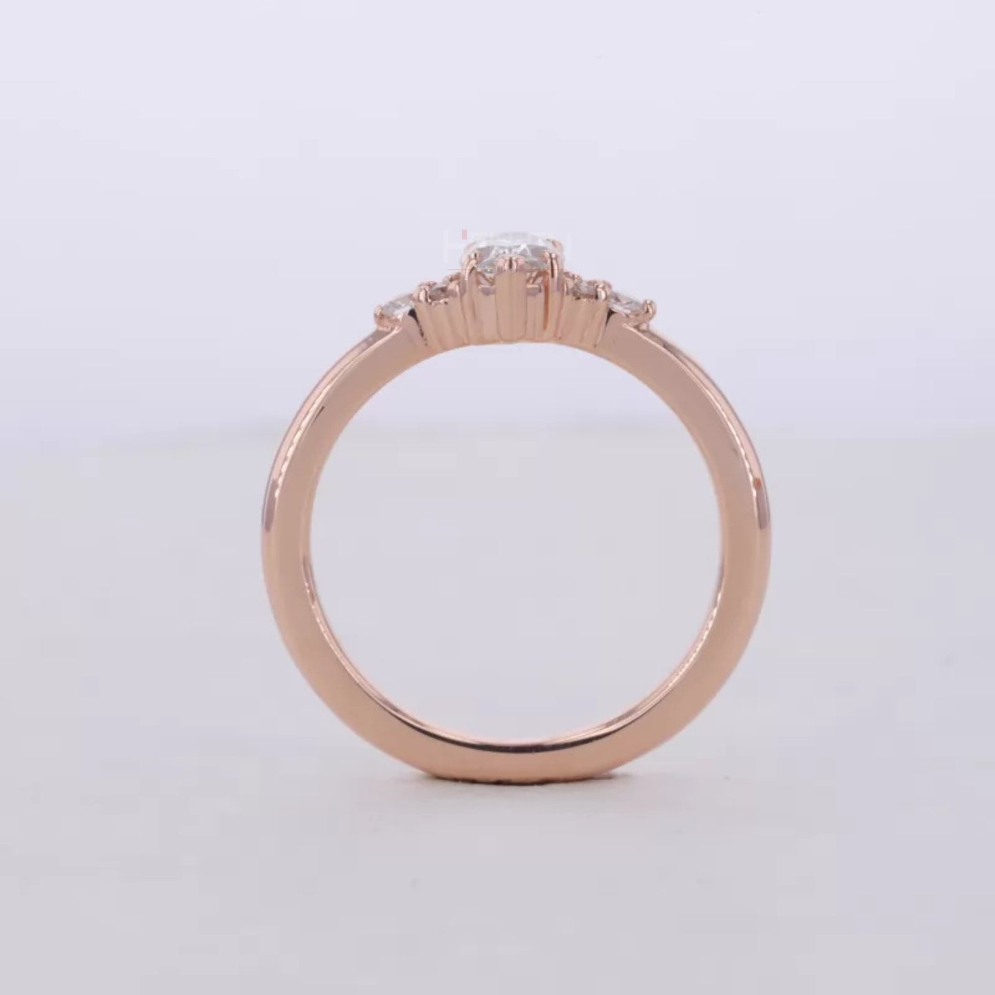7 Stone Marquise and Round Beautiful Everyday Ring for Her